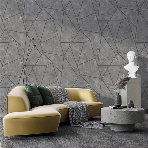 Обои флизелин Du&Ka Lifestyle гор. винил, 1.06х10.05, DK.23130-3, дизайн, серый с серебром